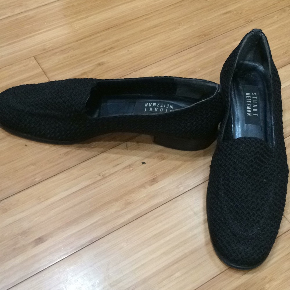 Stuart Weitzman fabric loafers 10N.
